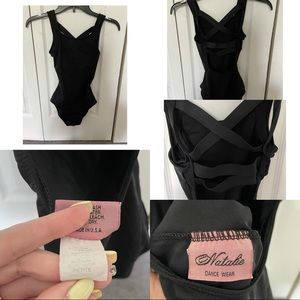 Natalie Dancewear Black Leotard